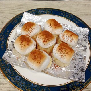 バナナのマシュマロ焼き